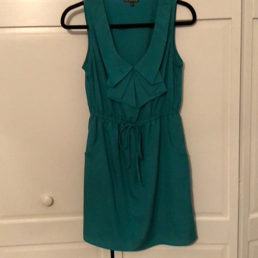 M Green Ruffle Dress